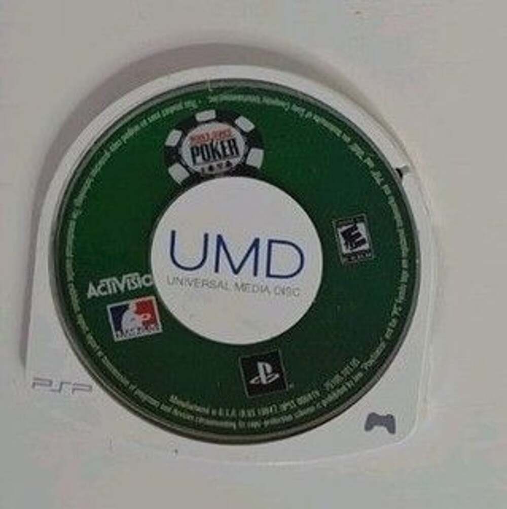 Activision Sony PSP World Series of Poker Video Game 2005 Handheld UMD Disc